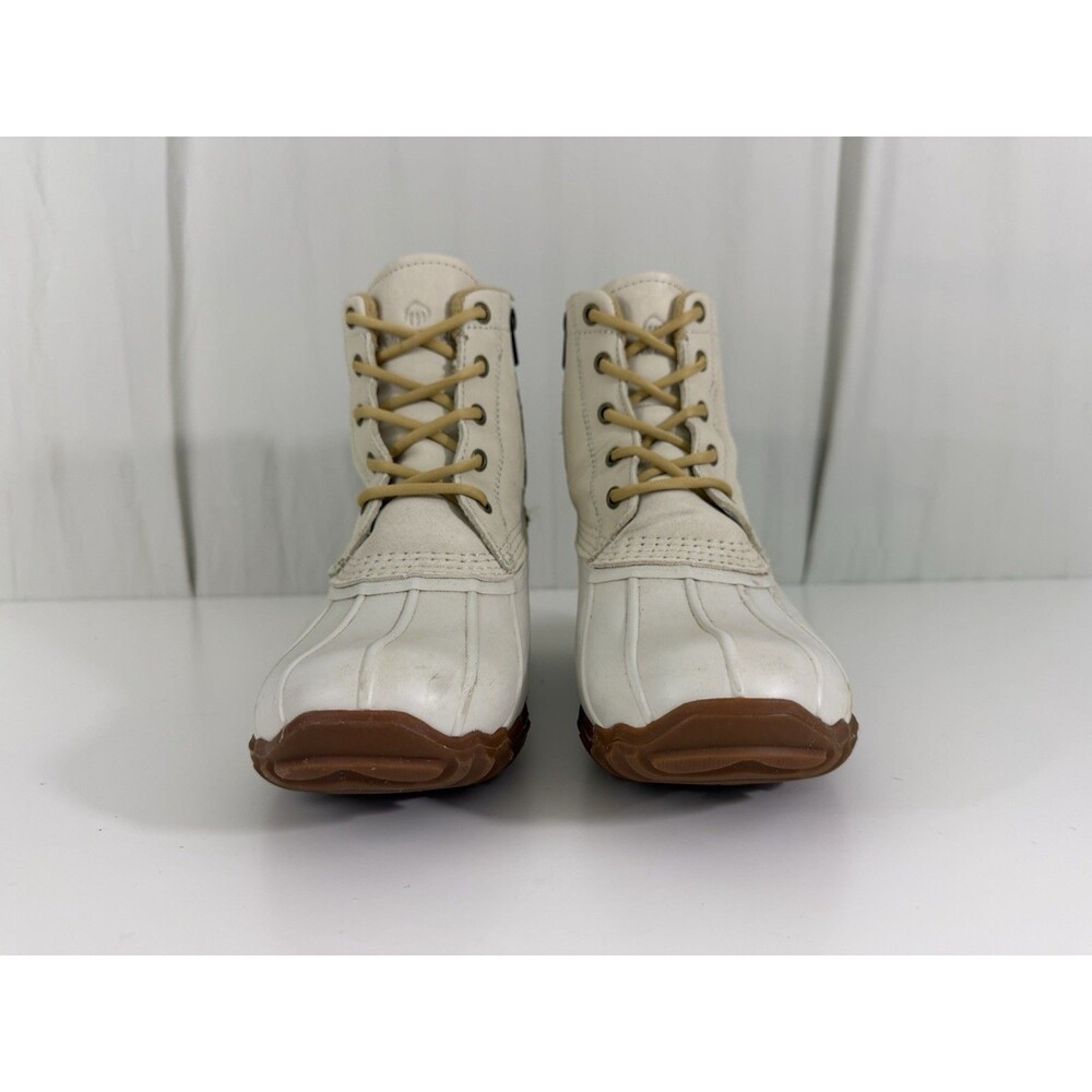 Women's Wolverine Torrent Duck Boots Sz 9 Ivory/Tan Outdoors Old Money Winter - Picture 2 of 11